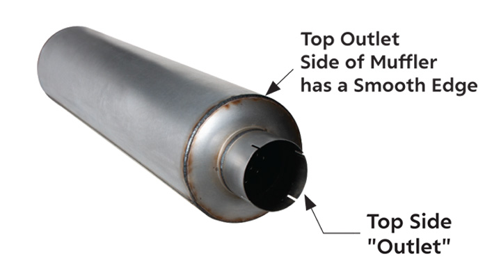 How Do I Know Which Direction To Install Muffler 10333?